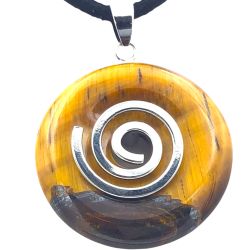 Steinfixx® Lange Kette echter Edelsteindonut 30 günstig online kaufen