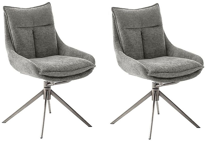 MCA furniture Esszimmerstuhl, Strukturstoff, (2er-Set), drehbar 360, Dreh- günstig online kaufen