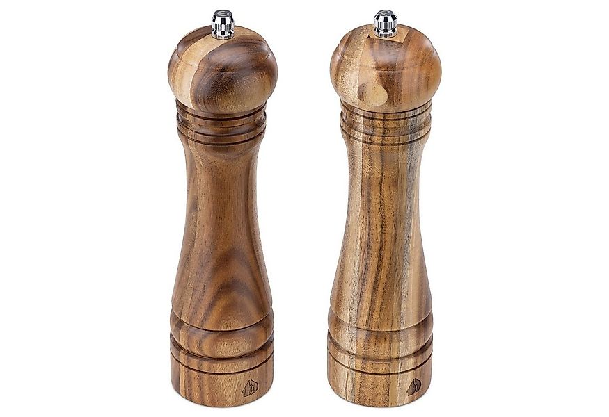 Navaris Gewürzbehälter Salz und Pfeffermühle in Akazienholz - Salzmühlen Se günstig online kaufen