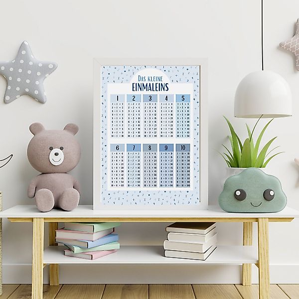 MeinBaby123® Poster 1x1, Einmaleins Trainer, Lernposter günstig online kaufen
