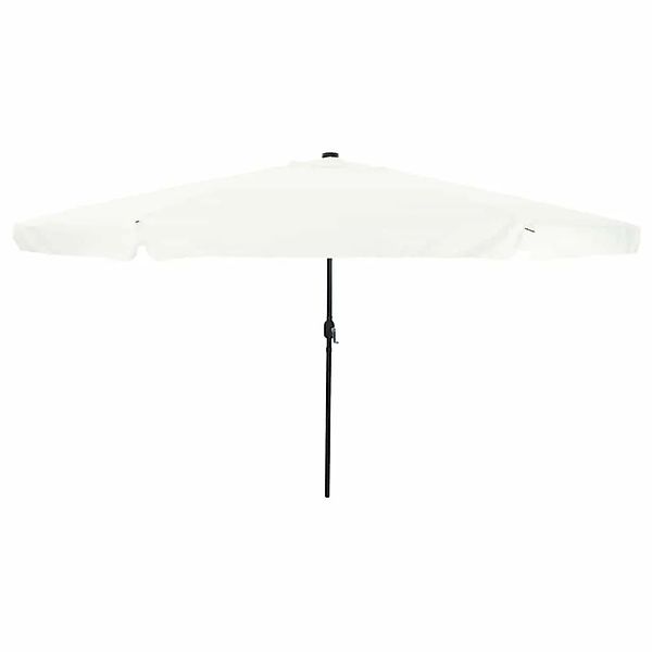 vidaXL Gartenparasol Weiß und Schwarz 395 x 395 x 245 cm 42003644 günstig online kaufen