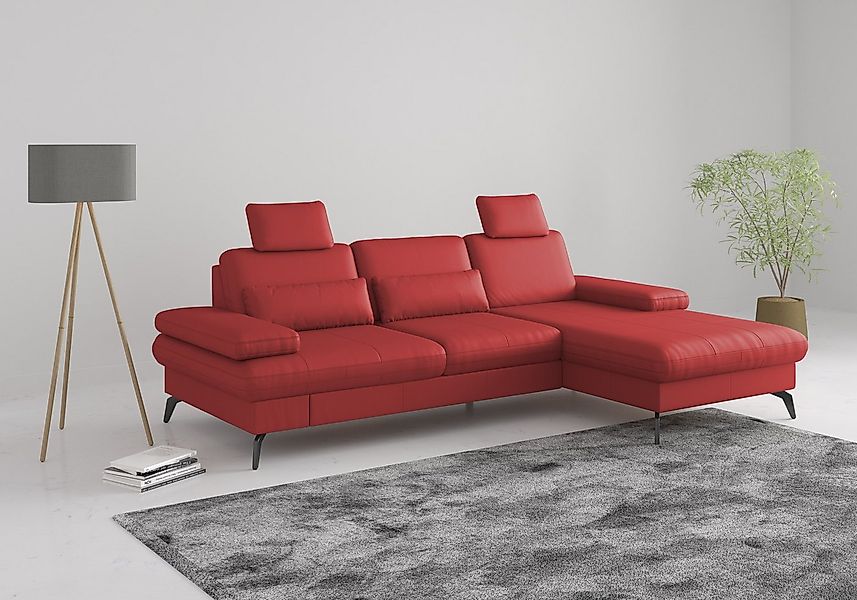sit&more Ecksofa Morris L-Form, inkl. Sitztiefenverstellung, wahlweise mit günstig online kaufen