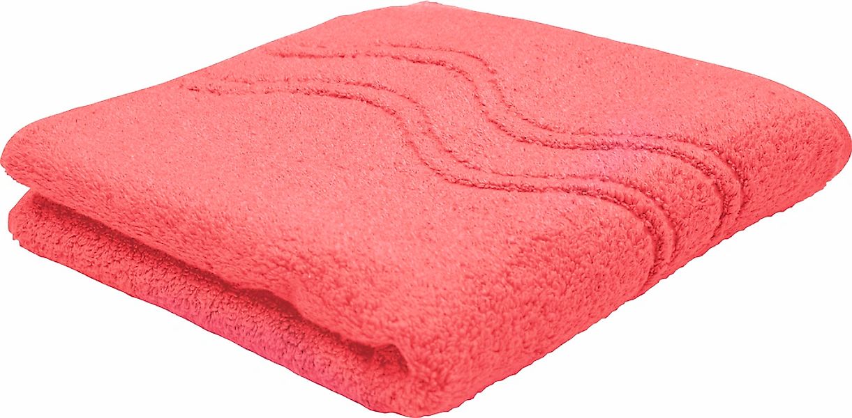 ROSS Handtuch "Cashmere feeling" 100% Baumwolle, mit Wellen-Bordüre, große günstig online kaufen