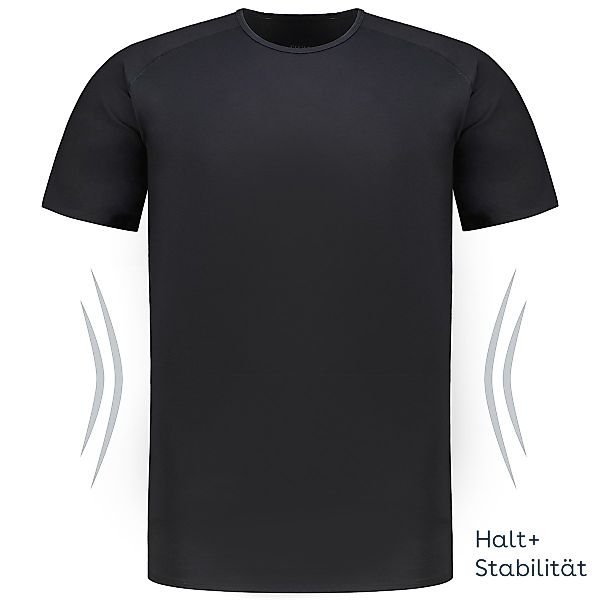 Finn Design Komfort T-Shirt mit stabilisierender Funktion Farbe schwarz Grö günstig online kaufen