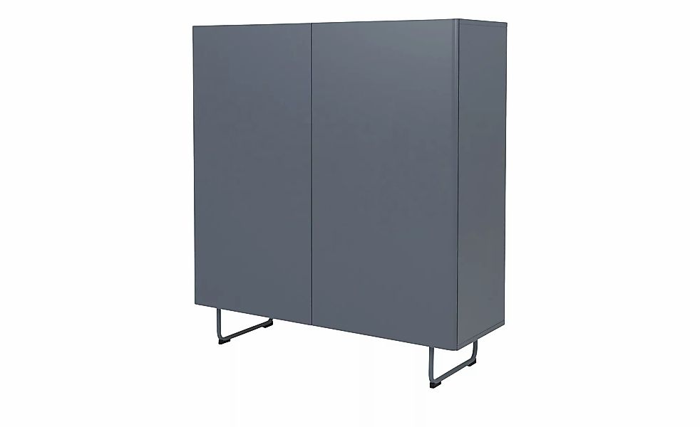 Roomers Highboard  Parlasco ¦ blau ¦ Maße (cm): B: 120 H: 131 T: 43.0 Kommo günstig online kaufen