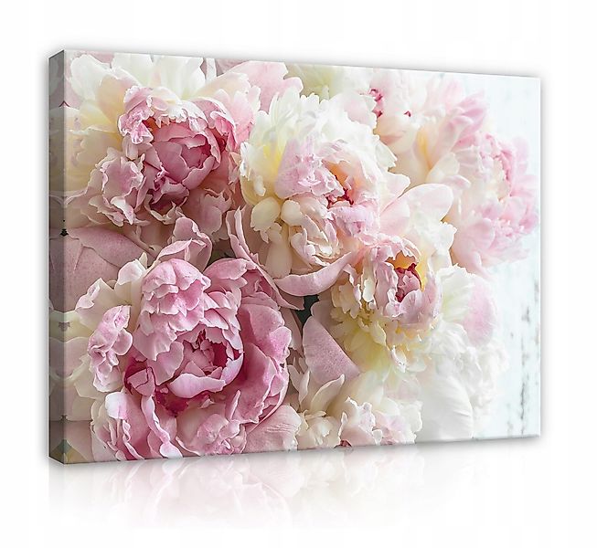 Wallarena Leinwandbild Blumen Schlafzimmer Bilder Wanddekoration günstig online kaufen