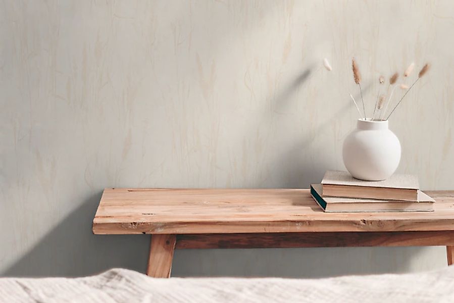 A.S. Création Vliestapete »mit Gräser-Motiv natürliche Räume« matt struktur günstig online kaufen