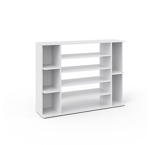 Vicco Schuhregal Levin, Weiß, 116 x 87 cm günstig online kaufen