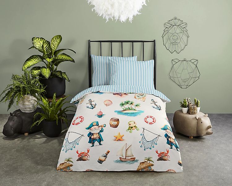 good morning Kinderbettwäsche "Capi" 2 Stk. Baumwolle, Renforcé, Wendeoptik günstig online kaufen