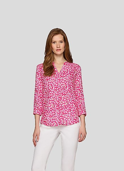 Rabe Klassische Bluse "Rabe Bluse mit floralem Allover-Print und V-Ausschni günstig online kaufen