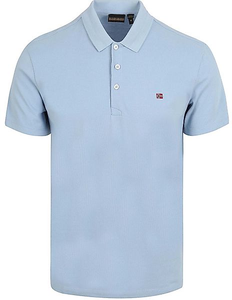 Napapijri Ealis Poloshirt Chambray Blau - Größe 3XL günstig online kaufen