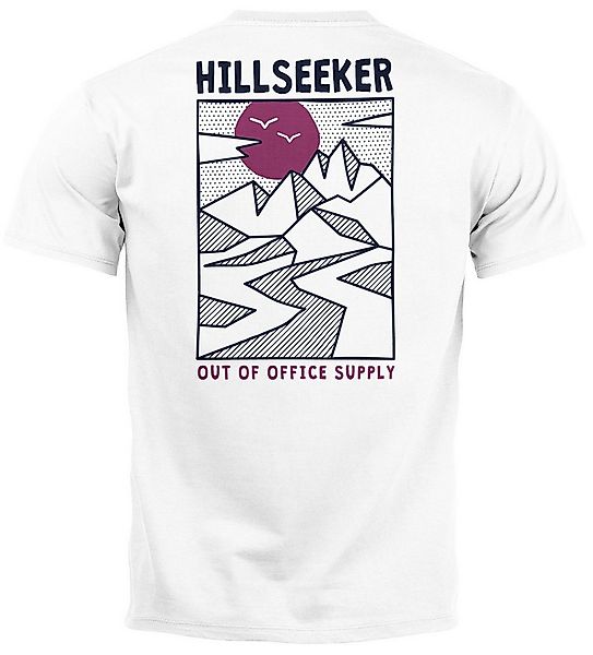 Neverless Print-Shirt Herren T-Shirt Backprint Stylisches Grafik Printshirt günstig online kaufen