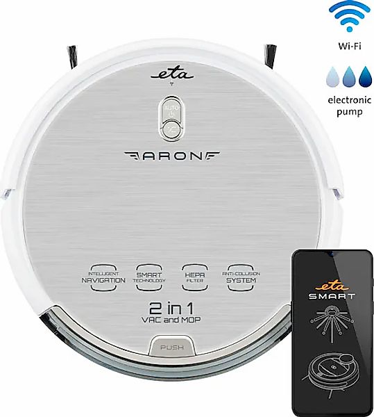 eta Saugroboter »mit Wischfunktion Aron ETA351290000« günstig online kaufen