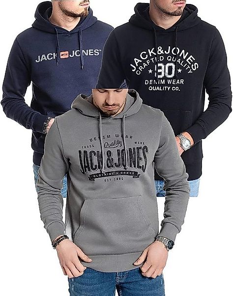 Jack & Jones Kapuzensweatshirt modische Hoodies mit Logoprint (Spar-Set, 3e günstig online kaufen