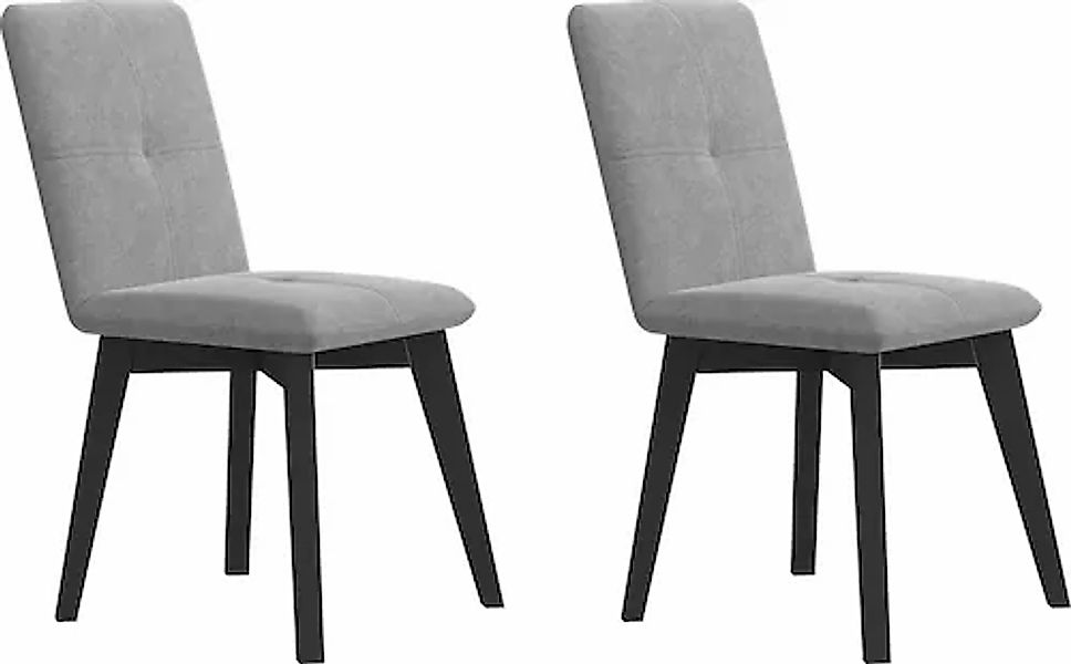 Home affaire 4-Fußstuhl »Vita«, (Set), 2 St., Microfaser, mit verschiedenen günstig online kaufen