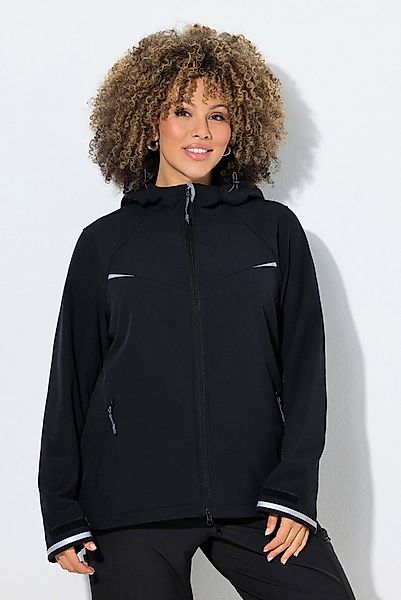 Ulla Popken Softshelljacke Softshell-Funktionsjacke wasserabweisend Kapuze günstig online kaufen