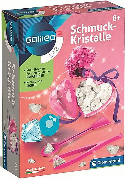 Clementoni® Experimentierkasten Galileo, Schmuckkristalle, Made in Europe günstig online kaufen