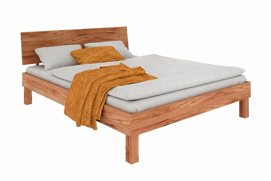 byoak Bett VIGO 100 x 210 aus Massivholz, mit Holzkopfteil, Naturgeölt günstig online kaufen