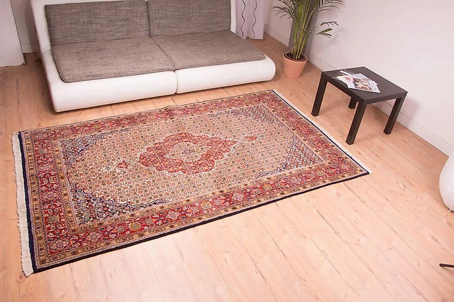 morgenland Wollteppich »Täbriz Teppich handgeknüpft braun«, rechteckig günstig online kaufen