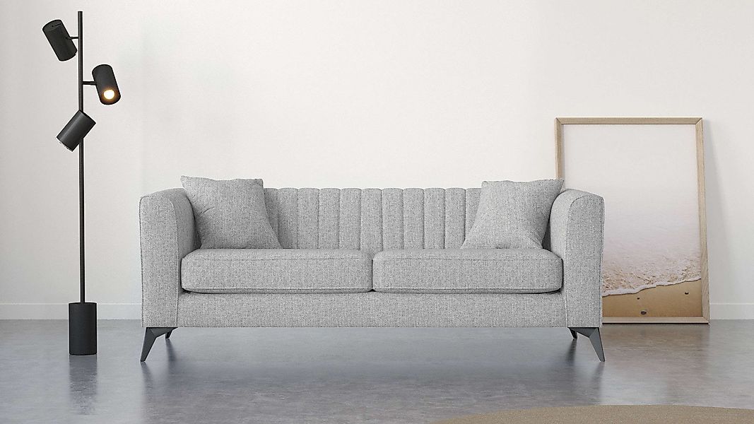 Home affaire 3-Sitzer "MATTHEW elegantes Designsofa, Maße B/T/H: 201/86/74 günstig online kaufen