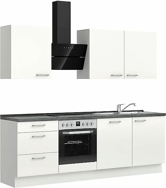 nobilia® Küchenzeile »"Laser II"«, vormontiert, Ausrichtung wählbar, Breite günstig online kaufen
