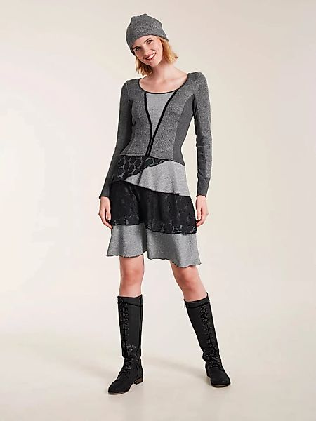 LINEA TESINI by heine Strickkleid "Jersey-Kleid" günstig online kaufen