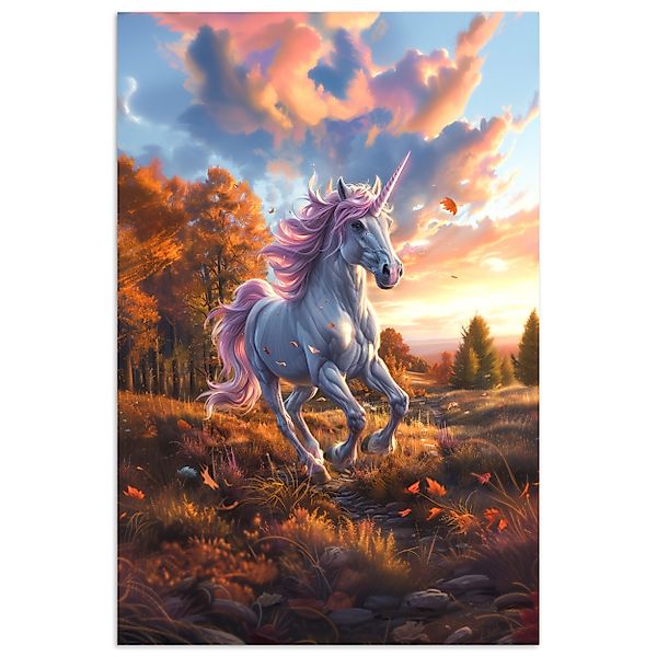 MuchoWow Poster Einhorn - Fee - günstig online kaufen
