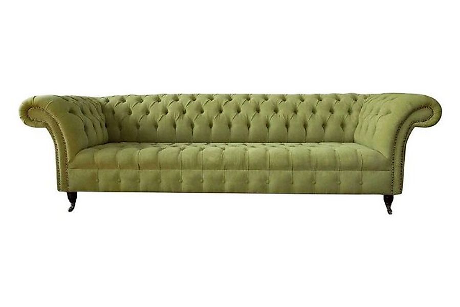 Xlmoebel Sofa Chesterfield Grüner Sessel Sofa Polster 4-Sitzer Sofas Neu, 1 günstig online kaufen