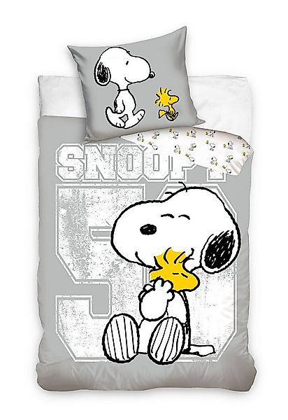Snoopy Bettwäsche Snoopy Peanuts Bettwäsche 140 x 200 cm günstig online kaufen