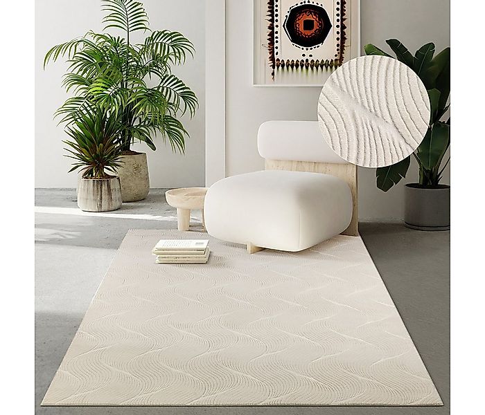 the carpet Teppich Rio, rechteckig, Höhe: 8 mm, weicher Wohnzimmer Teppich günstig online kaufen