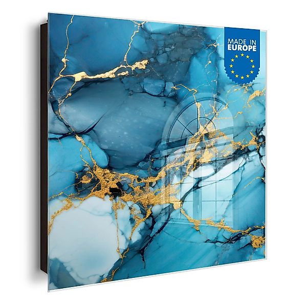 Banjado Großer Schlüsselkasten Glas 30x30cm Schwarz Scharnier Rechts 50 Hak günstig online kaufen