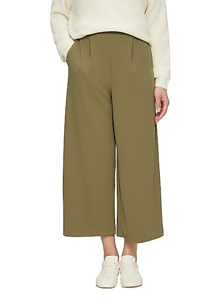 QS Culotte mit Knopf-Design am Bund günstig online kaufen