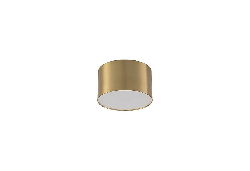 Lindby Deckenstrahler Nivoria, LED, Metall, Gold / Messing warmweiß IP20, L günstig online kaufen