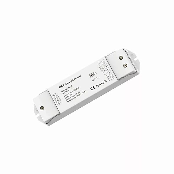 DOTLUX 4Kanal DALI-Dimmer (DT6) max. 480W fuer LED-Streifen 4x5A 12- 24 V P günstig online kaufen