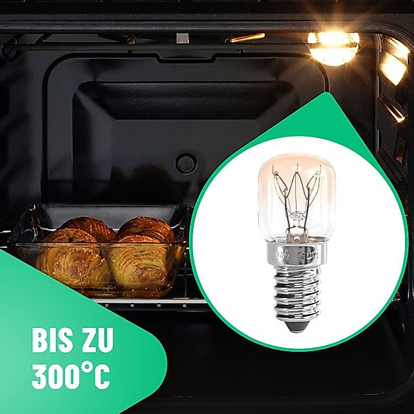 ABSINA Spezialleuchtmittel Backofenlampe E14 15W - günstig online kaufen