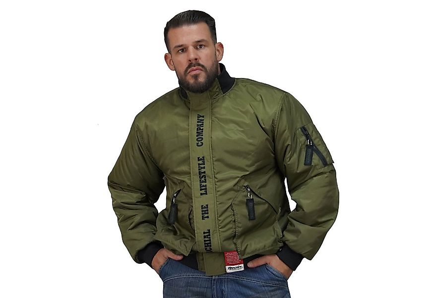 BRACHIAL THE LIFESTYLE COMPANY Bomberjacke Brachial Fliegerjacke "City" grü günstig online kaufen