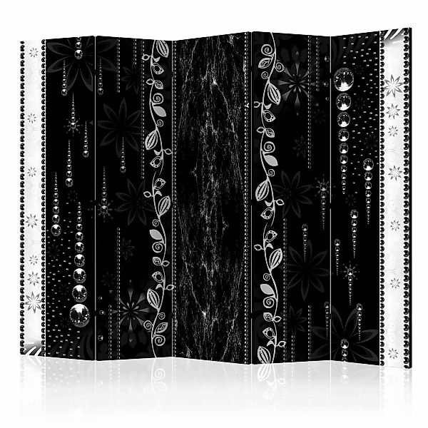 5-teiliges Paravent - Black Elegance Ii [room Dividers] günstig online kaufen