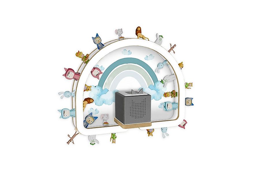 Holzura Kinderregal Tonie Regal Regenbogen mit magnetischem Rahmen für Toni günstig online kaufen