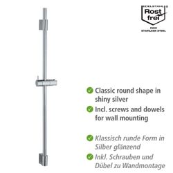 WENKO Duschstange "Classic" Chrom günstig online kaufen