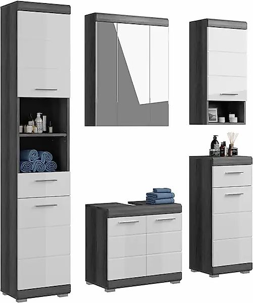 INOSIGN Badmöbel-Set »Siena, 5 teilig, bestehend aus:« Set, TOPSELLER!, 5 S günstig online kaufen