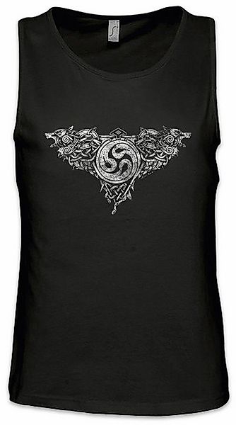 Urban Backwoods Tanktop Geri And Freki II Ärmelloses T-Shirt Odhins Wölfe O günstig online kaufen