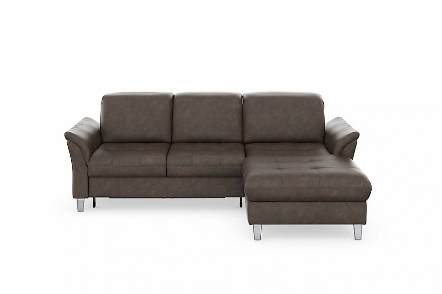 sit&more Ecksofa »Maggiore L-Form« wahlweise mit Kopfteilverstellung, Bettf günstig online kaufen