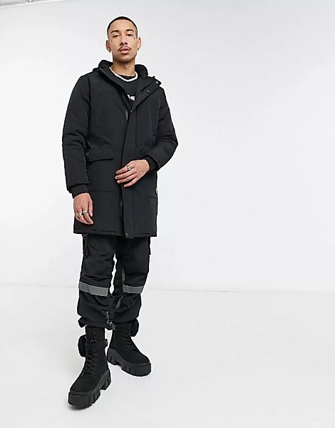 WeSC – Parka-Jacke für den Winter-Schwarz günstig online kaufen
