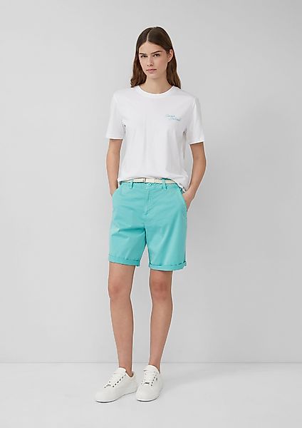 s.Oliver Shorts Shorts mit geflochtenem Gürtel günstig online kaufen