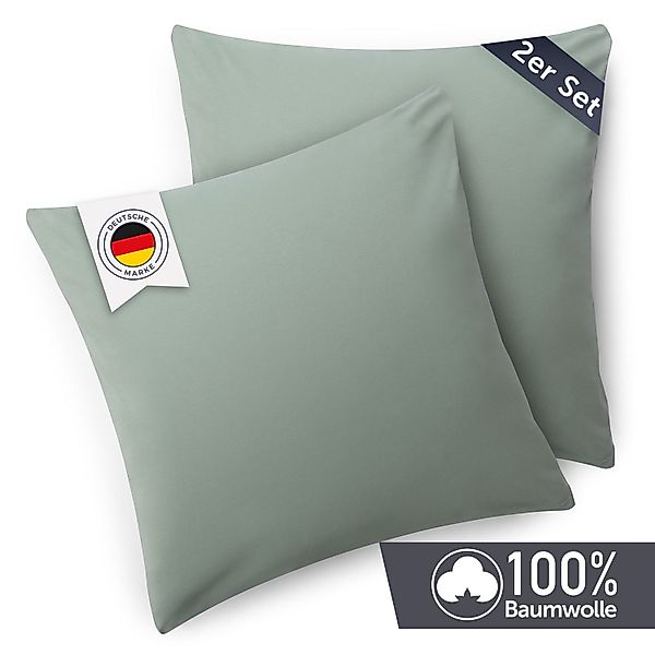 Blumtal Kissenbezug Premium Jersey 2er Set, günstig online kaufen