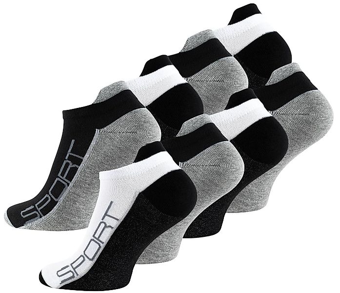 Vincent Creation® Sneakersocken (8-Paar) mit Hochferse in angenehmer Baumwo günstig online kaufen