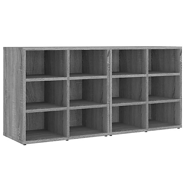 vidaXL Schuhregale 2 Stk Grau Sonoma 52,5x30x50 cm günstig online kaufen