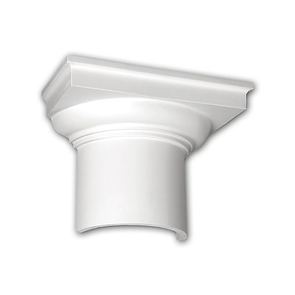PROFHOME 115002 Halbsäulen Kapitell Säule Zierelement Stuckdekor 35,4 cm x günstig online kaufen