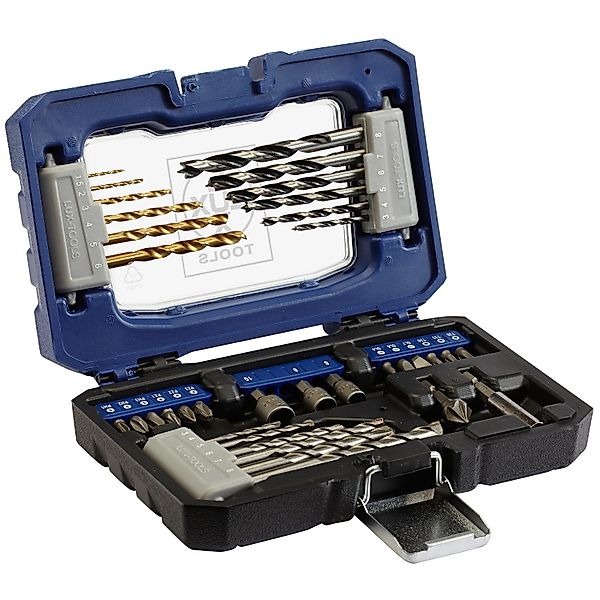LUX-TOOLS Bohrer- und Bit-Set 36-teilig günstig online kaufen