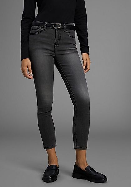 Arizona 7/8-Jeans Shaping eng anliegend, Röhrenjeans, Used-Waschung, High-W günstig online kaufen